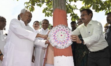Rakshabandhan 2024: सीएम नीतीश कुमार ने पेड़ को बांधी राखी, रक्षाबंधन के पावन पर्व पर दे दिया बड़ा संदेश