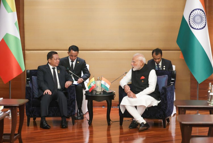 PM मोदी ने म्यांमार के जनरल से की मुलाकात, भूकंप से हुई क्षति पर संवेदना व्यक्त की