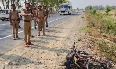 यूपी में बड़ा हादसा, कार और बाइक की जोरदार टक्कर; 6 लोगों की मौत