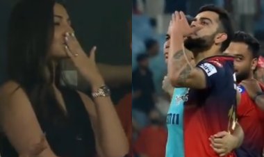 विराट-अनुष्का का रोमांटिक पल RCB की बड़ी जीत के साथ, फैंस के दिलों पर छाया सुपर कपल