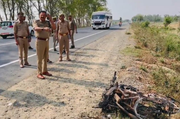 यूपी में बड़ा हादसा, कार और बाइक की जोरदार टक्कर; 6 लोगों की मौत
