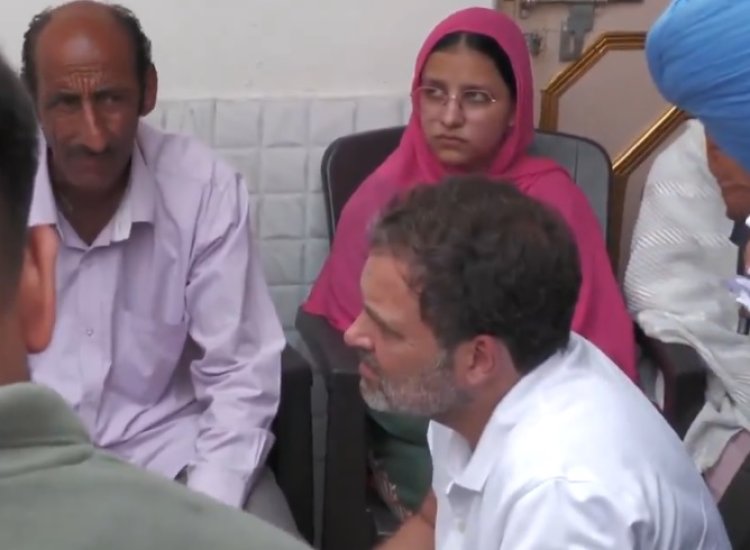 राहुल गांधी का पुंछ दौरा: सीमा पार गोलाबारी के पीड़ितों से मुलाकात और केंद्र सरकार पर निशाना