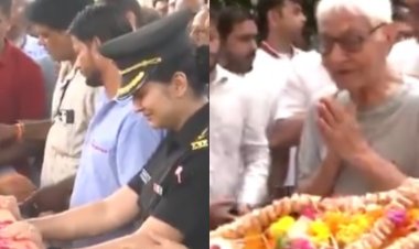 आसमान से गिरे सपने: पिता ने बेटे को, पत्नी ने पति को दी अंतिम विदाई
