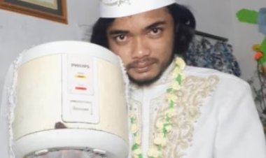 शादी की नई परिभाषा: राइस कुकर बनी दुल्हन, सोशल मीडिया पर हंगामा