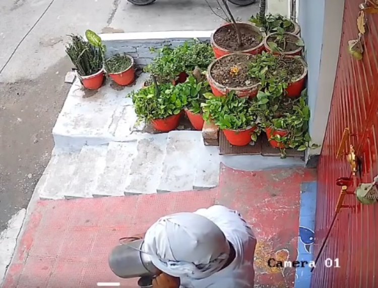 दूध में थूक मिलाने का सनसनीखेज मामला, CCTV में कैद हुई 'थूक जिहाद' की करतूत