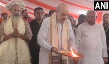 सीतामढ़ी में चमकेगी सीता जन्मभूमि की भव्यता: अमित शाह ने रखा पुनौरा धाम विकास योजना का शिलान्यास; अमृत भारत ट्रेन को भी हरी झंडी