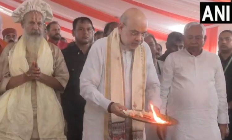 सीतामढ़ी में चमकेगी सीता जन्मभूमि की भव्यता: अमित शाह ने रखा पुनौरा धाम विकास योजना का शिलान्यास; अमृत भारत ट्रेन को भी हरी झंडी