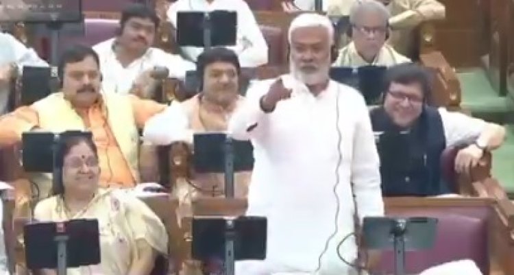 UP विधानसभा में हंगामा: योगी के मंत्री ने सपा विधायक से कहा- 'बीवी की कसम खाओ'... जानिए पूरा मामला