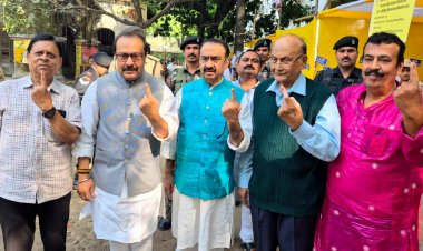 पटना में मतदान के बाद बोले सांसद विवेक ठाकुर — बिहार में प्रचंड बहुमत से बनेगी एनडीए सरकार