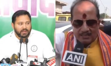 तेजस्वी बोले- 14 को रिजल्ट, 18 को शपथ, विजय सिन्हा का पलटवार; कहा- बिहारी को गाली देने वालों को सबक मिलेगा