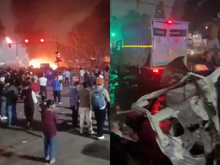 दिल्ली में लाल किले के पास कार में जोरदार धमाका, अब तक 8 लोगों की मौत; इलाके में अफरातफरी
