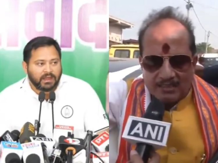 तेजस्वी बोले- 14 को रिजल्ट, 18 को शपथ, विजय सिन्हा का पलटवार; कहा- बिहारी को गाली देने वालों को सबक मिलेगा