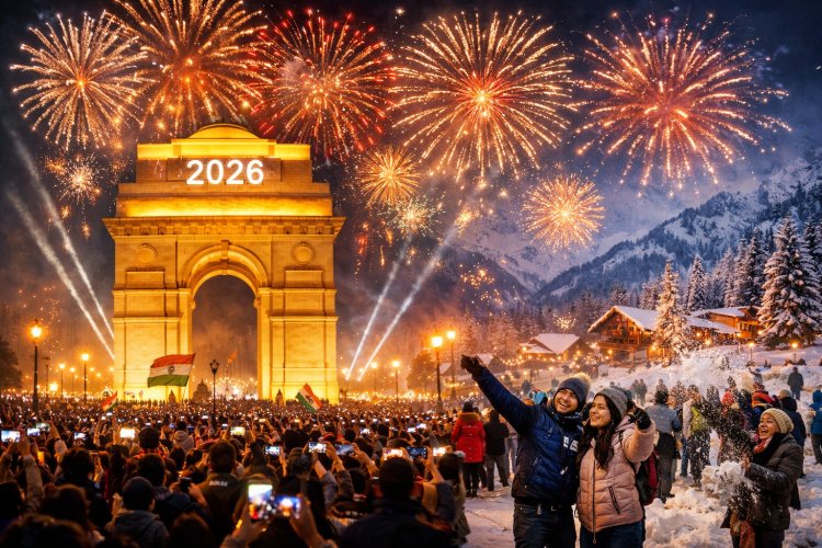 New Year 2026 Celebration in India: ठंड में भी गर्म रहा जश्न, उम्मीदों के साथ देश ने किया नए साल का स्वागत