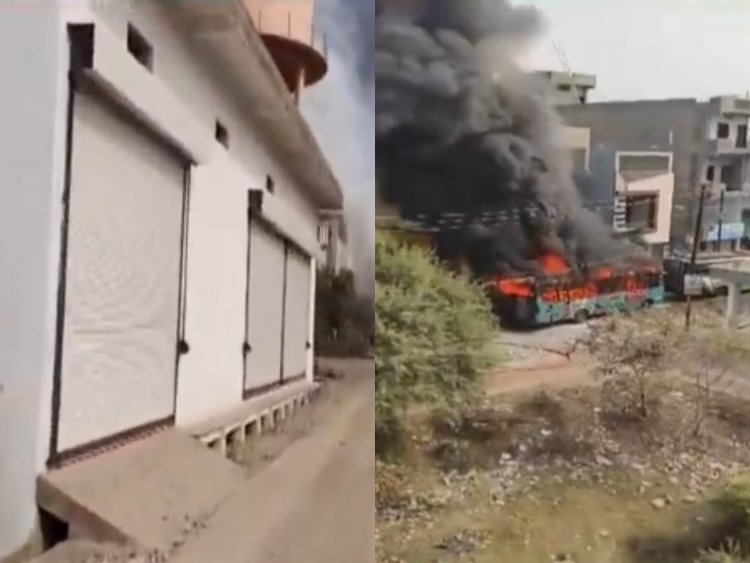 उज्जैन में हिंसा: हमले के बाद सड़कों पर बवाल, बसें जलीं, बाजार बंद